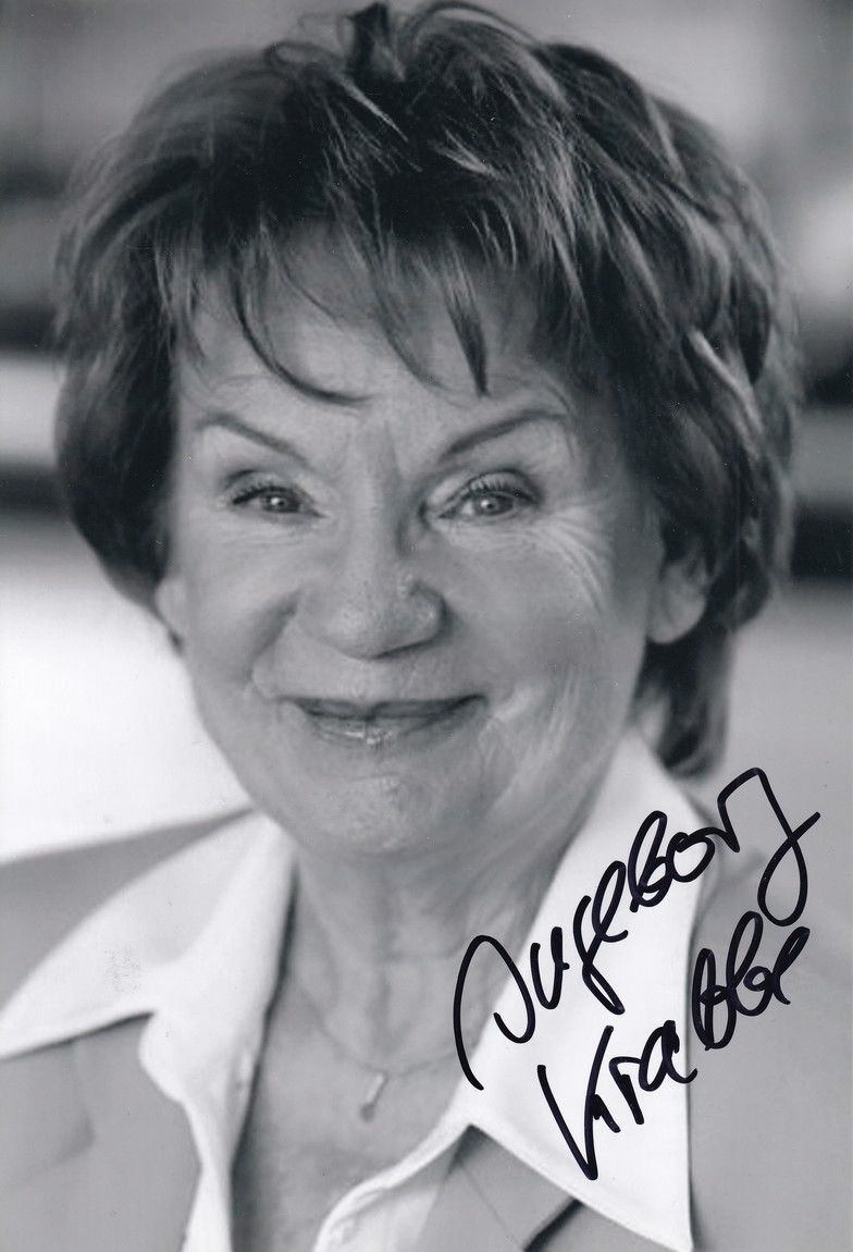 Autogramm Schauspieler | Ingeborg KRABBE | 2000er Foto (Portrait SW XL)