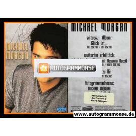 Autogramm Schlager | Michael MORGAN | 2001 "Glück ist..." (Portrait Color Koch)