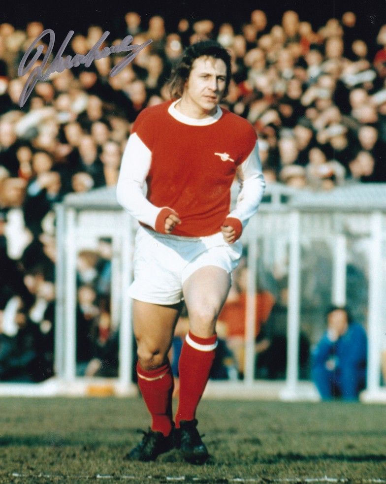 Autogramm Fussball | Arsenal London | 1970er Foto | John RADFORD (Spielszene Color XL)