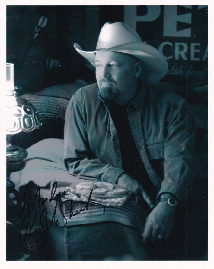 Autogramm Country (USA) | Ricky VAN SHELTON | 2000er Foto (Portrait SW XL)