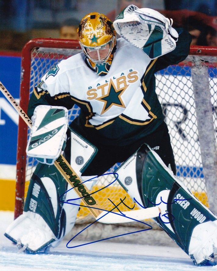 Autogramm Eishockey | USA | Dallas | Johan HEDBERG | 2005 Foto (Spielszene Color XL) COA