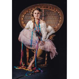 Autogramm Pop | Mia DIEKOW | 2012 Foto "Black Beauty" (Portrait Color) XL