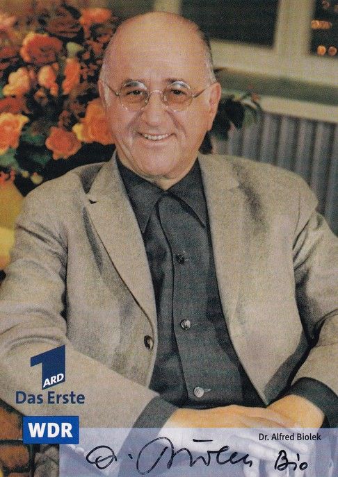 Autogramm TV | ARD | Alfred BIOLEK | 2000er (Portrait Color WDR) Hohl