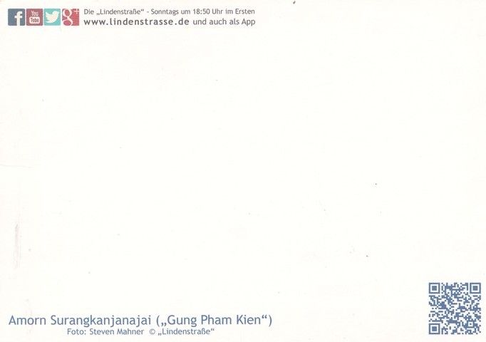 Autogramm TV | ARD | Amorn SURANGKANJANAJAI | 2010er "Lindenstrasse" (Mahner)