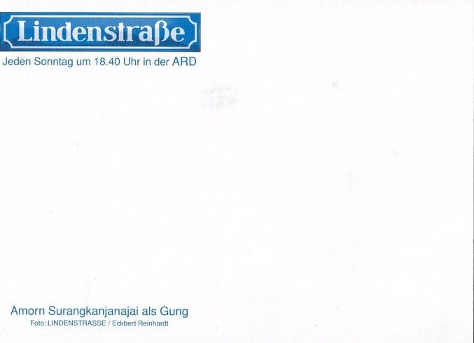 Autogramm TV | ARD | Amorn SURANGKANJANAJAI | 1990er Lindenstrasse (Reinhardt)
