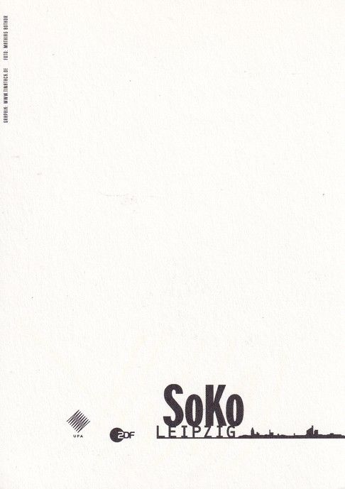 Autogramm TV | ZDF | Andreas SCHMIDT-SCHALLER | 2000er "SOKO Leipzig" (Bothor)