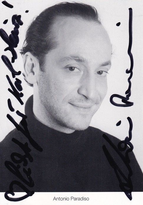 Autogramm TV | ARD | Antonio PARADISO | 1990er "Lindenstrasse" (Kost)