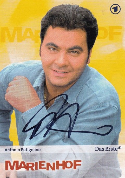 Autogramm TV | ARD | Antonio PUTIGNANO | 2005 "Marienhof" (Portrait Color Reiter)