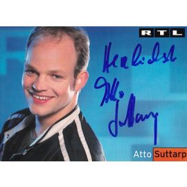 Autogramm TV | RTL | Atto SUTTARP | 1990er "Hinter Gittern" (Portrait Color Bauendahl)