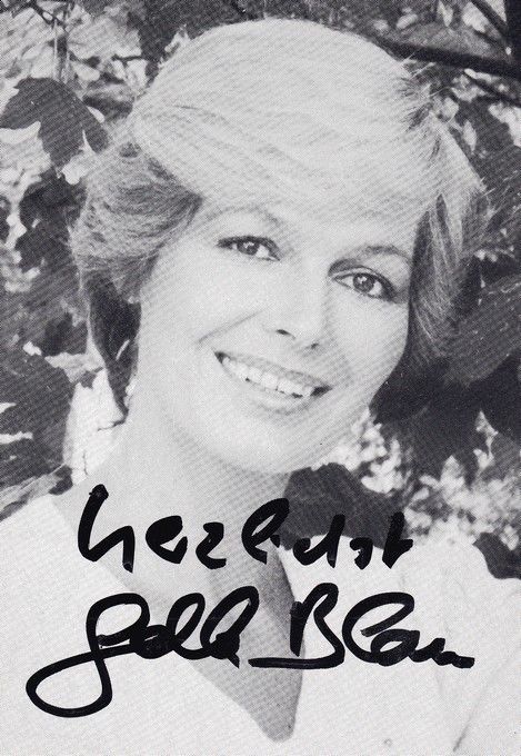 Autogramm Schauspieler | Gudula BLAU | 1995 (Portrait SW) Kochbuch