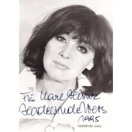 Autogramm Schauspieler | Heidelinde WEIS | 1990er (Portrait SW) Berneis