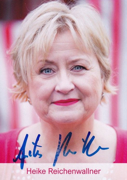Autogramm Schauspieler | Heike REICHENWALLNER | 2010er (Portrait Color) Waldis