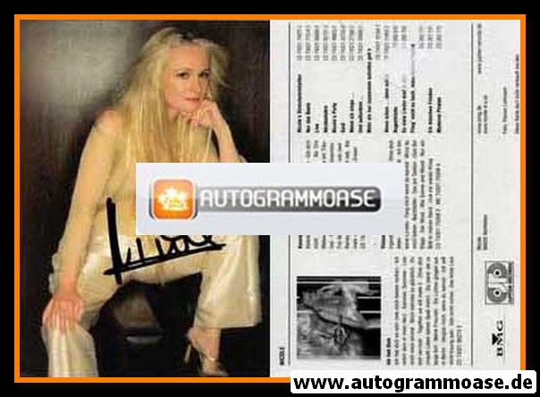 Autogramm Schlager | NICOLE | 2002 "Ich Lieb Dich" (Portrait Color BMG)