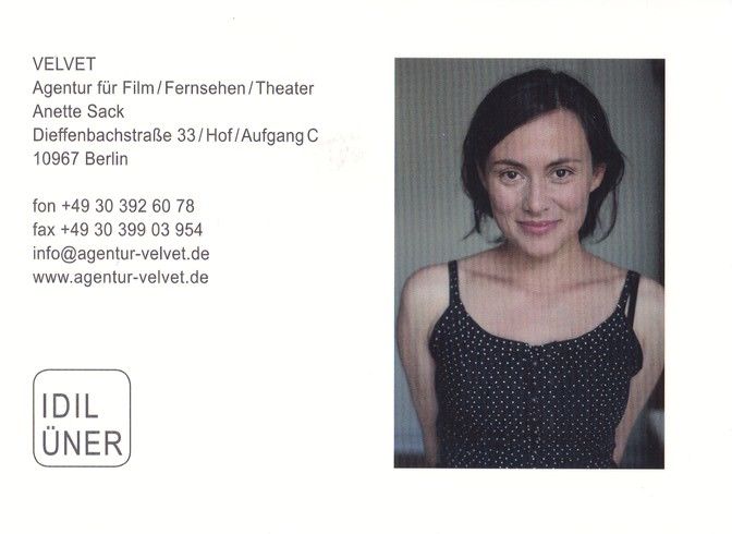 Autogramm Schauspieler | Idil ÜNER | 2000er (Portrait Color) Velvet