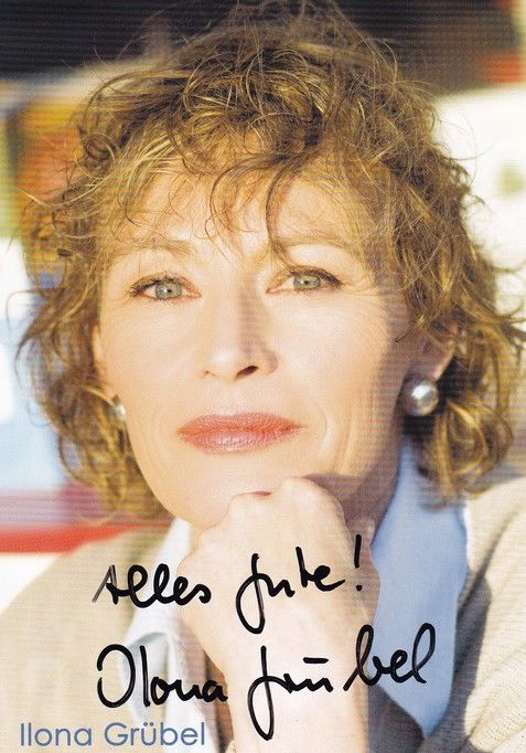 Autogramm Schauspieler | Ilona GRÜBEL | 2000er (Portrait Color) Hangen