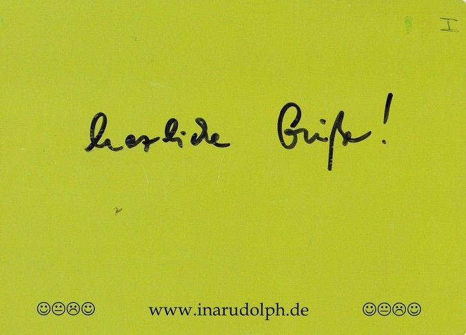 Autogramm Schauspieler | Ina RUDOLPH | 2000er (Portrait Color) Website