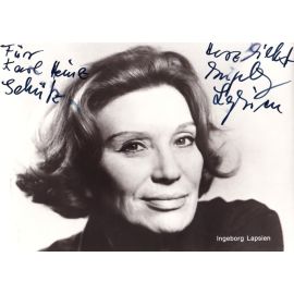 Autogramm Schauspieler | Ingeborg LAPSIEN | 1990er (Portrait SW Rüdel) Zemann 1