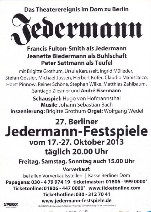 Autogramm Schauspieler | Ingrid LUTZ | 2013 (Portrait Color) Jedermann