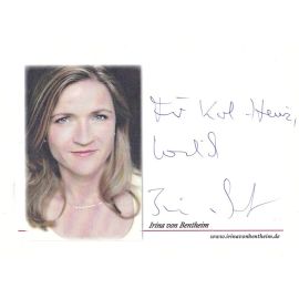 Autogramm Schauspieler | Irina VON BENTHEIM | 2000er (Portrait Color) Kang