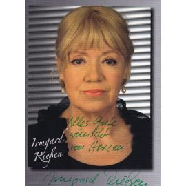 Autogramm Schauspieler | Irmgard RIESSEN | 2010er (Portrait Color) Schröder