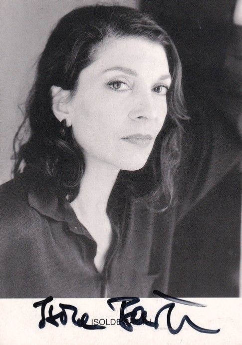 Autogramm Schauspieler | Isolde BARTH | 1990er (Portrait SW Rüdel) Amon