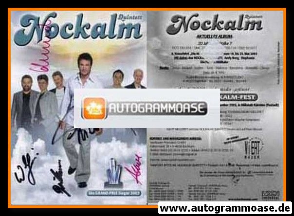 Autogramme Volksmusik | NOCKALM QUINTETT | 2002 "20 Jahre auf Wolke 7" (Koch)