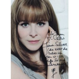 Autogramm Schauspieler | Jasmin SCHWIERS | 2000er (Portrait Color) Guldener