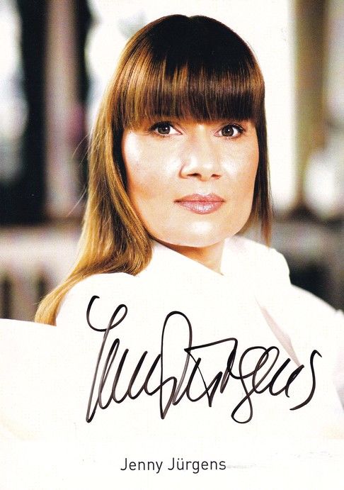 Autogramm Schauspieler | Jenny JÜRGENS | 2000er (Portrait Color) Menzel 2