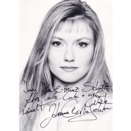 Autogramm Schauspieler | Johanna Christine GEHLEN | 2010er (Portrait SW) Guldener