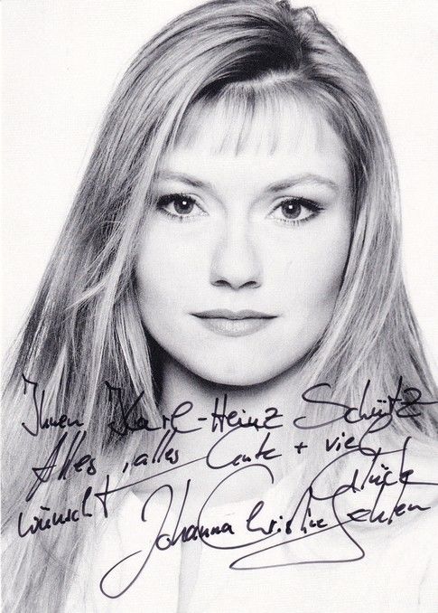Autogramm Schauspieler | Johanna Christine GEHLEN | 2010er (Portrait SW) Guldener