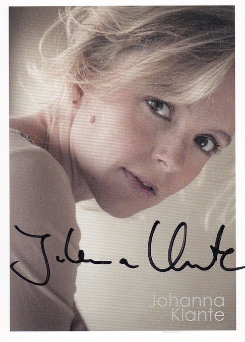 Autogramm Schauspieler | Johanna KLANTE | 2010er (Portrait Color) Klier