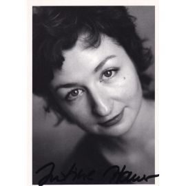 Autogramm Schauspieler | Justine HAUER | 2000er (Portrait SW)