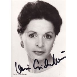 Autogramm Schauspieler | Karin EICKELBAUM | 1990er (Portrait SW Rüdel) Eggert