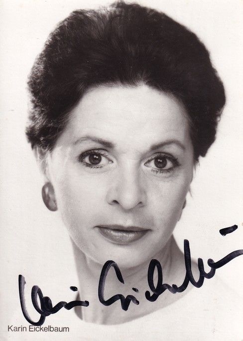 Autogramm Schauspieler | Karin EICKELBAUM | 1990er (Portrait SW Rüdel) Eggert