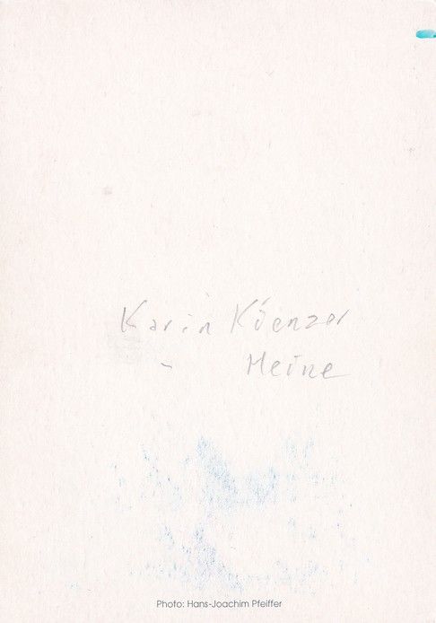 Autogramm Schauspieler | Karin KIENZER | 2000er (Portrait SW) Pfeiffer