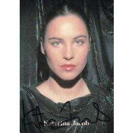 Autogramm Schauspieler | Katerina JACOB | 1980er (Portrait Color) Simon