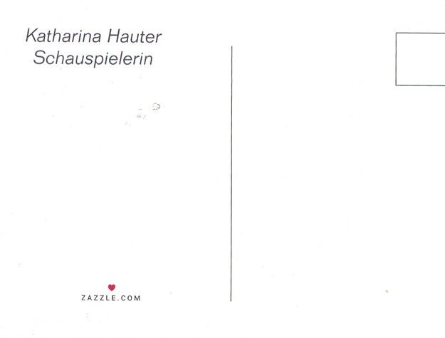 Autogramm Schauspieler | Katharina HAUTER | 2010er (Portrait Color) Zazzle