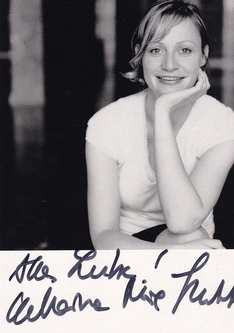 Autogramm Schauspieler | Katharina SCHUBERT | 2000er (Portrait SW) Fenzl