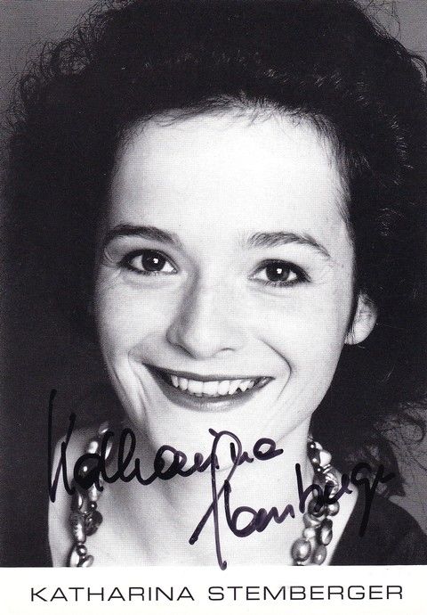 Autogramm Schauspieler | Katharina STEMBERGER | 2000er (Portrait SW) Guldener