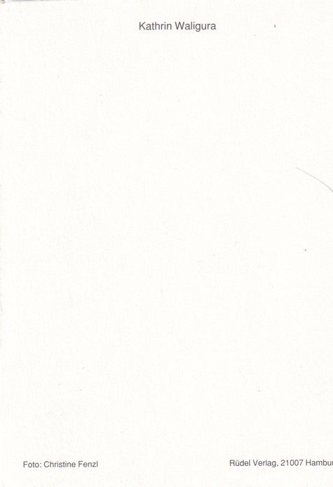 Autogramm Schauspieler | Kathrin WALIGURA | 2000er (Portrait SW Rüdel) Fenzl