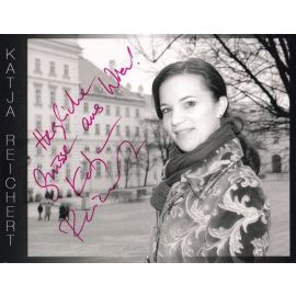 Autogramm Schauspieler | Katja REICHERT | 2010er (Portrait SW) Website