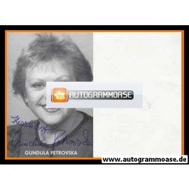 Autogramm Schauspieler | Gundula PETROVSKA | 1990er (Portrait SW)