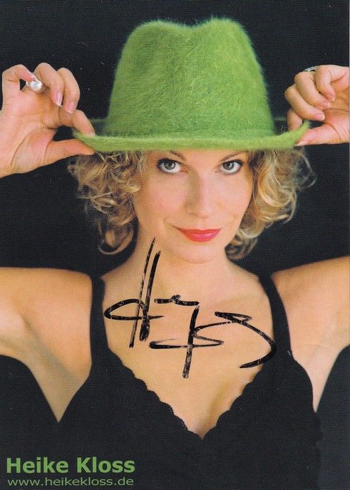 Autogramm Schauspieler | Heike KLOSS | 2010er (Portrait Color) Website