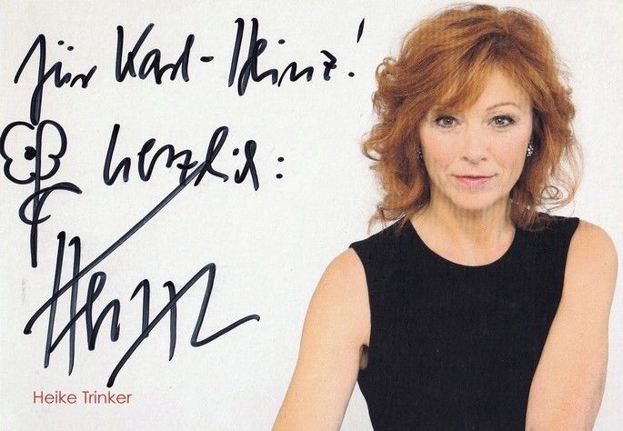 Autogramm Schauspieler | Heike TRINKER | 2010er (Portrait Color)