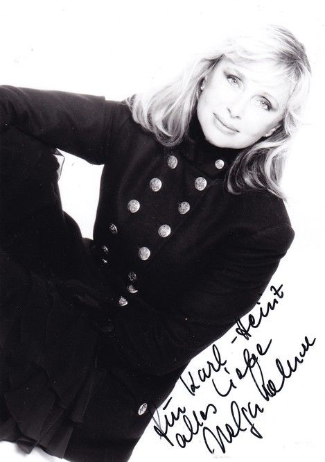 Autogramm Schauspieler | Helga LEHNER | 1990er Foto (Portrait SW)