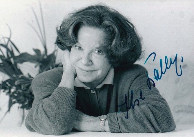 Autogramm Schauspieler | Ilse BALLY | 1990er Foto (Portrait SW) Frank