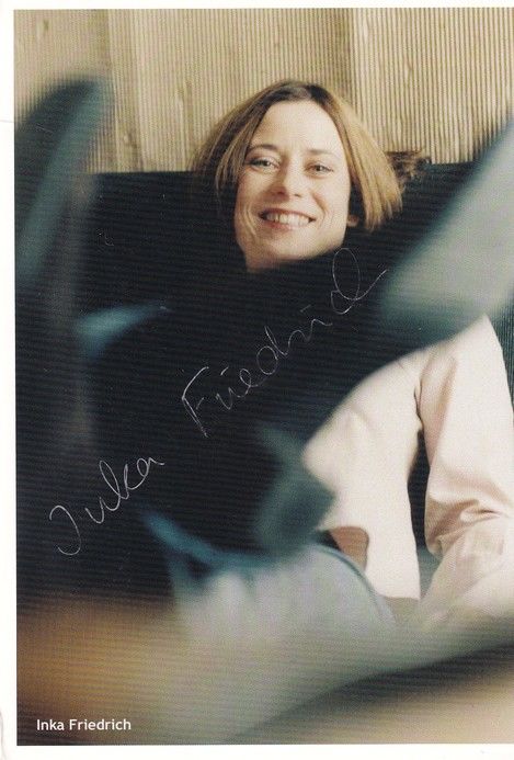 Autogramm Schauspieler | Inka FRIEDRICH | 2010er (Portrait Color)