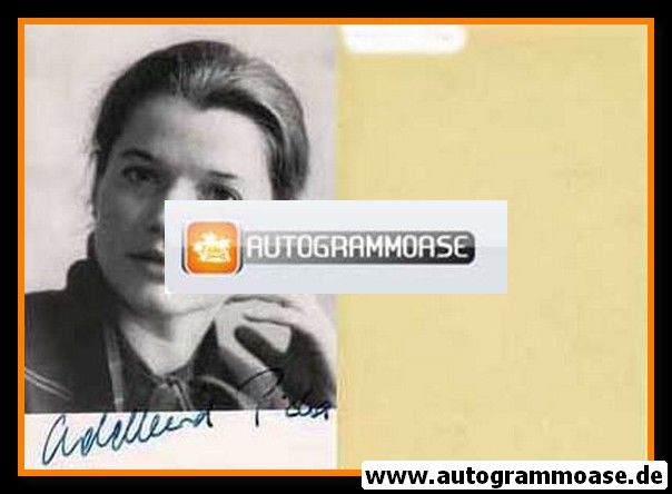 Autogramm Schauspieler | Adelheid PICHA | 1980er Foto (Portrait SW)