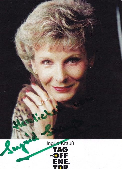 Autogramm Schlager | Ingrid KRAUSS | 2010er (Portrait Color)