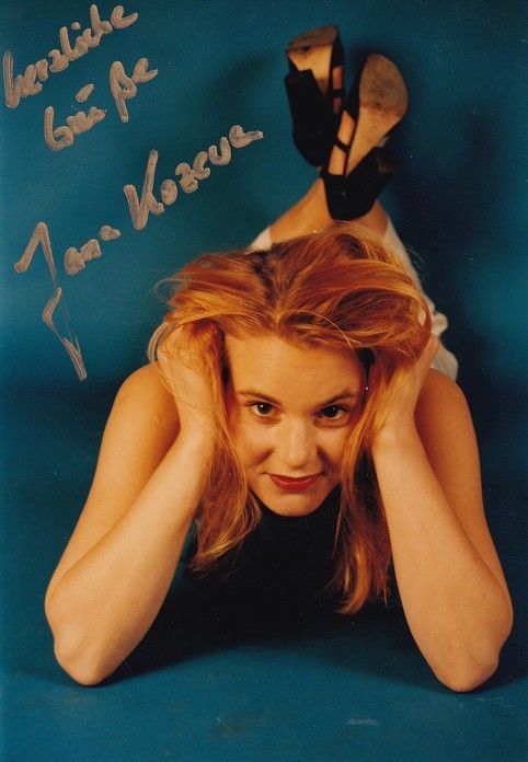 Autogramm Schauspieler | Jana KOZEWA | 2000er Foto (Portrait Color)